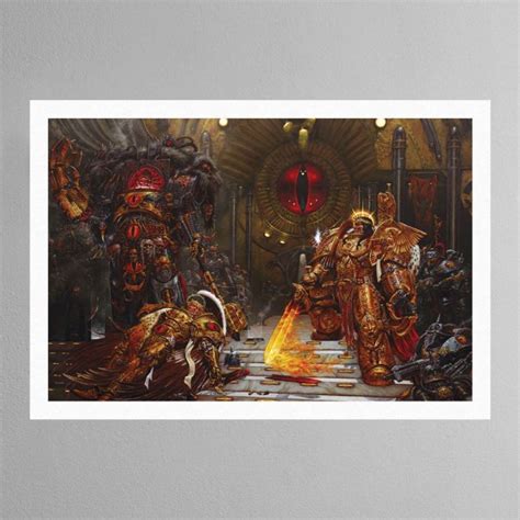 Horus vs the Emperor (2004) – WARHAMMER ART