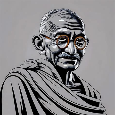 Premium Ai Image Mahatma Gandhi Indian Independence Fighter