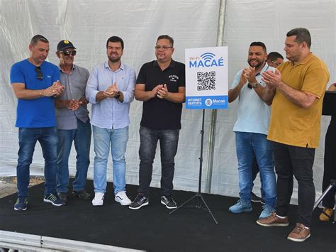 Macaé ganha pontos de wi fi gratuitos em toda a cidade ErreJota Costa