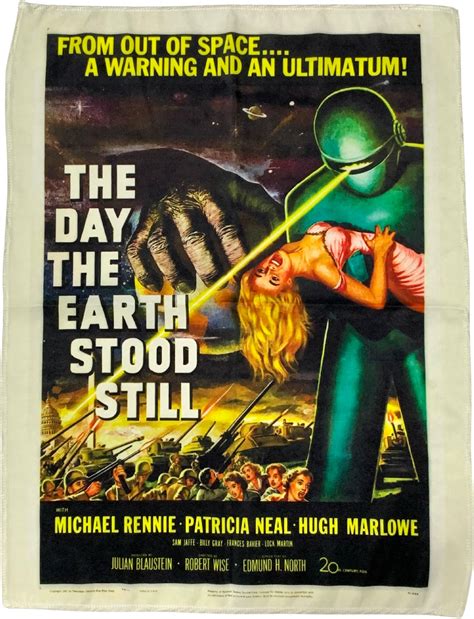 PÔSTER EM TECIDO - O DIA EM QUE A TERRA PAROU | Classicline - Filmes