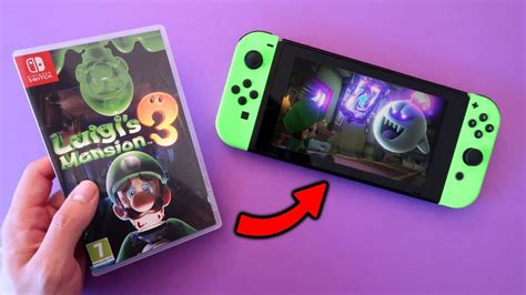 aquí tienes el LUIGI S MANSION 3 de Nintendo SWITCH Unboxing y