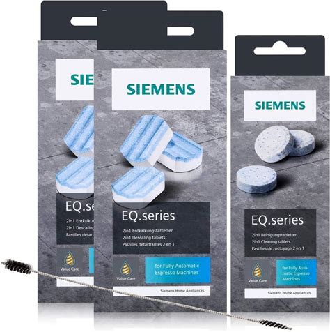 Siemens Lot De 10 Pastilles De Nettoyage TZ80001 6 Pastilles