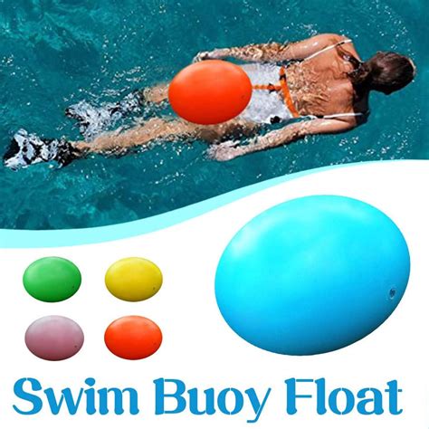 Intent Side Swim Buoy Float Waterproof Bright Color Swim Bouy Safer