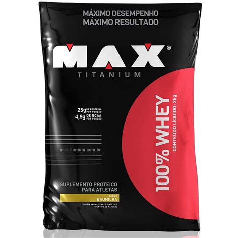 100 Whey 2kg Max Titanium Meu Mundo Fit