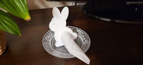 Easter bunny napkin holder by Dark Havoc | Download free STL model