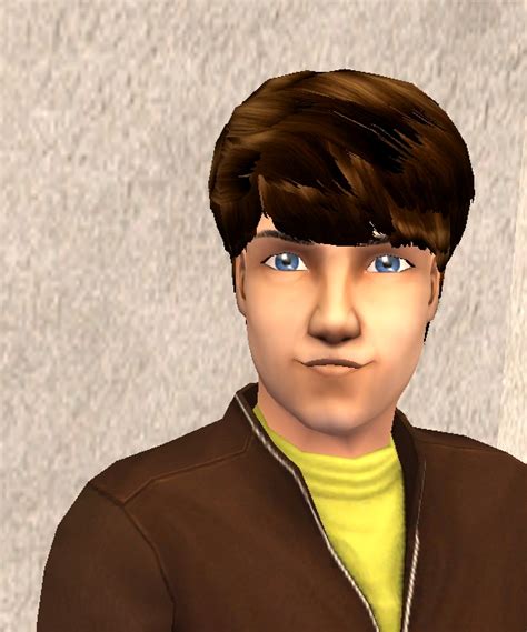 TheNinthWaveSims: The Sims 2 - The Sims 3 HELS Short Bangs Hair For Men