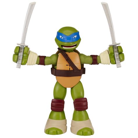 Teenage Mutant Ninja Turtles Stretch N Shout Leonardo Figure Amazon