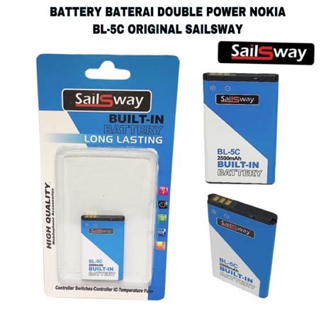 Jual Battery Baterai Double Power Nokia Bl C Dan Bl C Original