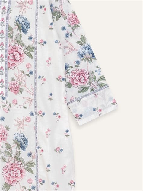 fathima cotton digital printed straight kurta