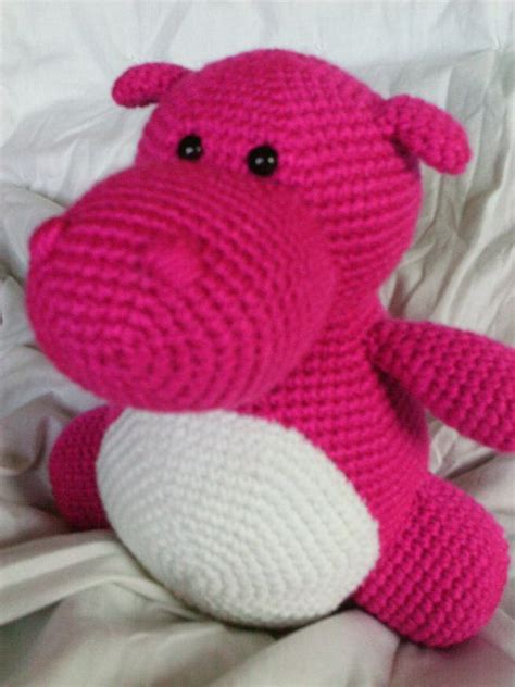 Hilda The Hippo Crochet Amigurumi Pattern Only Pdf Etsy Crochet