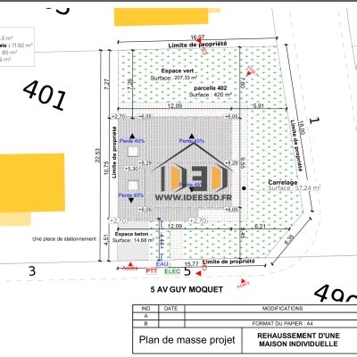 Plan De Masse Pcmi Ou Dp Id Es D