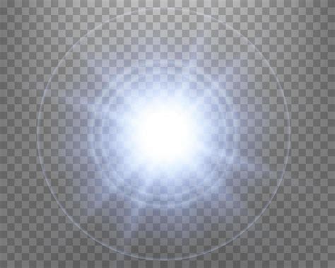 Blue Lens Flare Background