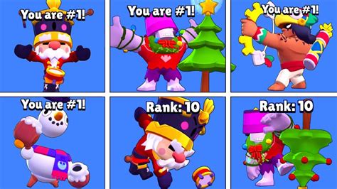 Toutes Les Animations Des Nouveaux Skins Brawl Stars All New Skins