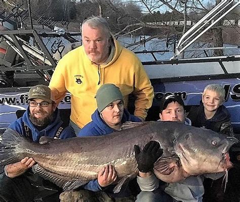 An Almost World Record And MONSTER Blue Catfish Was Caught And Then