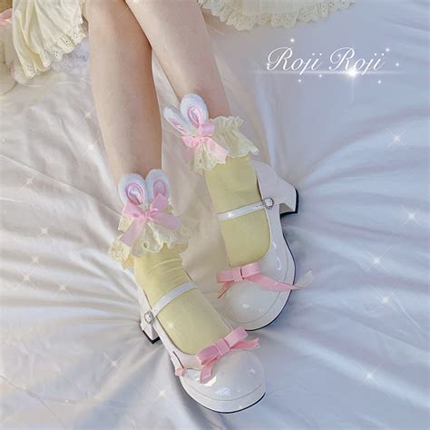 Bunny Ear Socks Sweet Moment Lolita