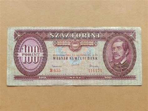 Węgry banknot 100 Forint 1962 st 3 12516739499 oficjalne archiwum