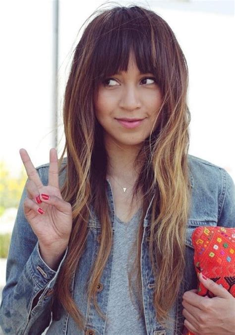 18 Freshest Long Layered Hairstyles with Bangs - crazyforus