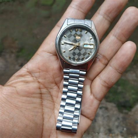 Jual Jam Tangan Seiko 5 Japan Otomatis Bekas Off Rusak Buat Pajangan