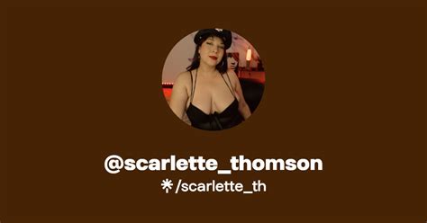 Scarlette Thomson Linktree