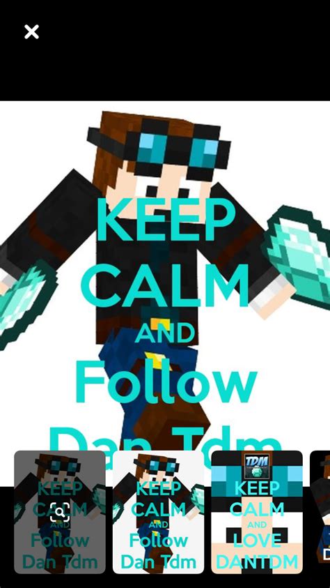 Pin By Boobiemonster On Dantdm Dantdm Calm Keep Calm Artwork