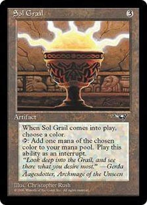 Magic The Gathering Alliances Single Card Uncommon Sol Grail Toywiz