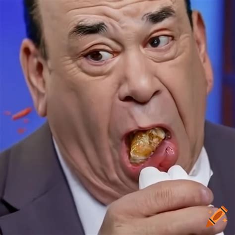 Jon Taffer Enjoying Scorchos Snacks On Craiyon