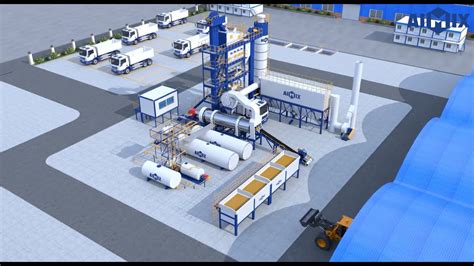 Alq Type Asphalt Mixing Plant Animation To Show Its Working Principle