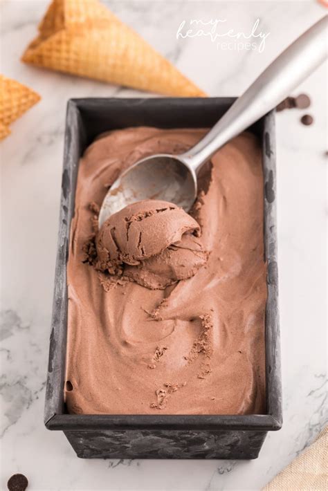 Homemade Chocolate Ice Cream Recipe My Heavenly Recipes