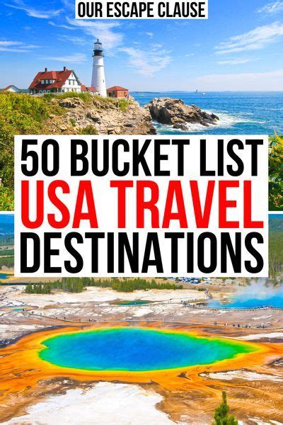 Usa Bucket List 50 Best Places To Visit In The Us Artofit
