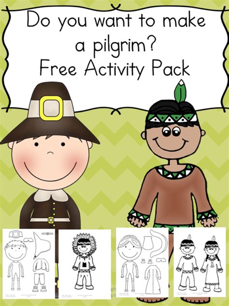 Make a Pilgrim Activity - The Homeschool Village