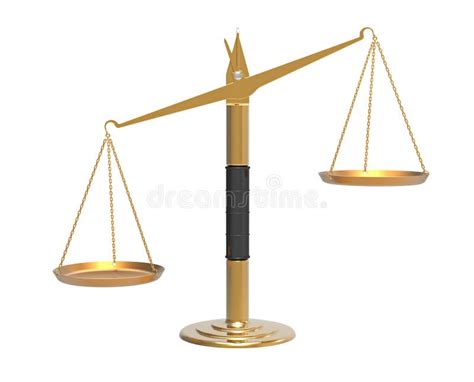 Unbalanced Balance Scale Clip Art