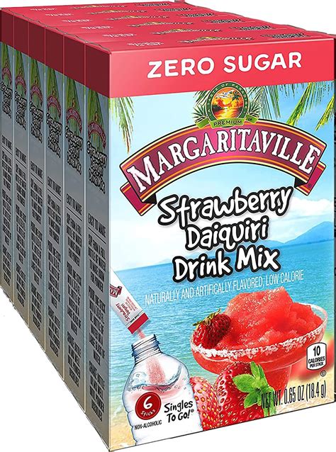 Margaritaville Singles To Go Drink Mix Variety Pack 3 Flavors 2 Boxes Each