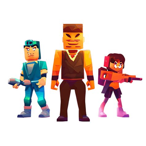 Roblox Video Game Characters Highly Detailed Symmetrical 8k 5d Vibrant ...