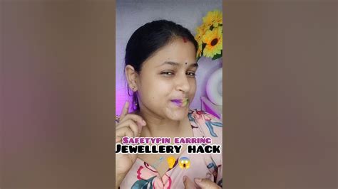 I Tried😱viralsafety Pinjewellery🧷 Hack😱🤯short Youtubeindia Viral