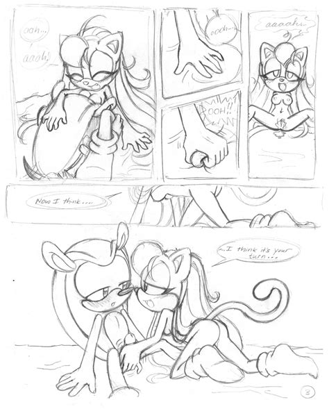 Rule 34 Anthro Ball Fondling Balls Bed Black And White Blush Breasts Butt Chaotix Chibi Jen