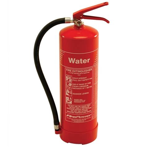 6ltr Water Fire Extinguisher With Additive Thomas Glover Firepower