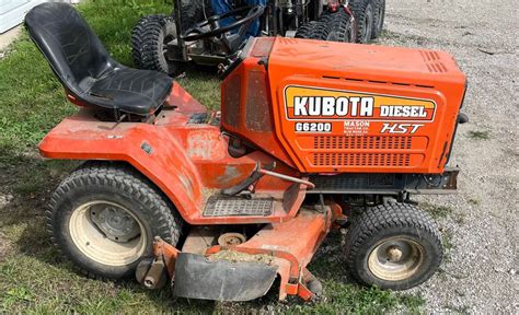 Kubota G6200 tractor: full specifications and information