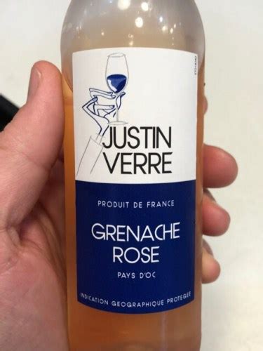 Justin Verre Grenache Rosé Vivino Brasil