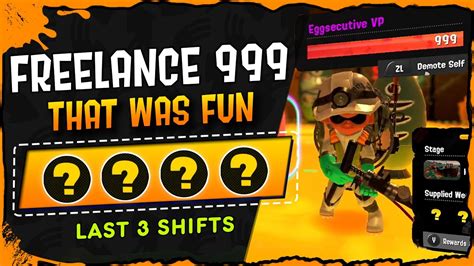 Freelance Golden Grizzco Rotation Splatoon Salmon Run Next