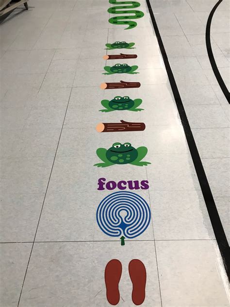 Leap Frog Sensory Path For Floor Sensory Path Decals Etsy