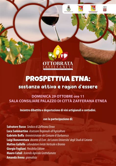 Ottobrata Zafferanese Domenica Il Protagonista Il Vino Presente