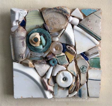 Ceramics Pottery Sculpting Forming Pcs Beachcombed Pieces Mosaic