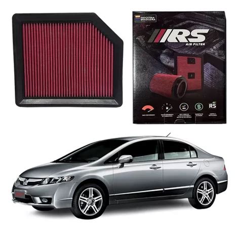 Filtro Ar Esportivo Inbox Rs Honda Civic Exs Brinde