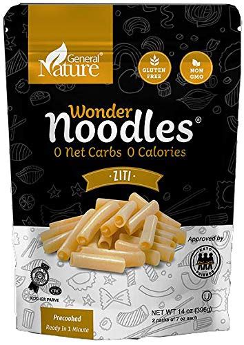 Wonder Noodles 2 Pack Keto Pasta Zero Carb Noodles Kosher Vegan