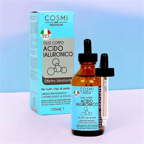 Set Da 6 2 25 Cad Olio Da Massaggio All Acido Ialuronico Made