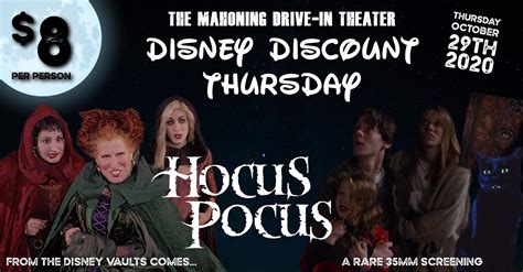 HOCUS POCUS (Rare 35mm Screening) Tickets in Lehighton, PA, United States