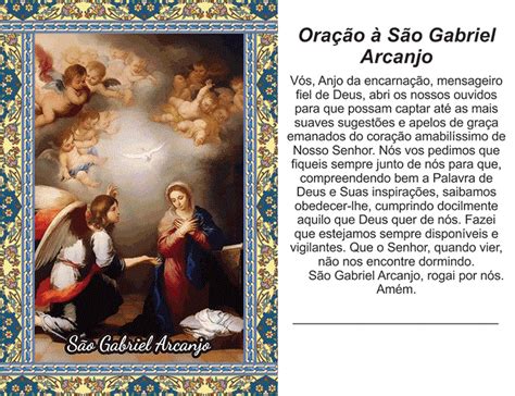 SÃo Gabriel Arcanjo Oração História Novena Dia De São Gabriel