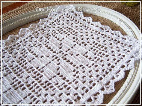 Shoregirl S Creations Filet Crocheted Doily