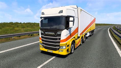 Euro Truck Simulator 2 Scania Truck Transporting Cheese ETS 2