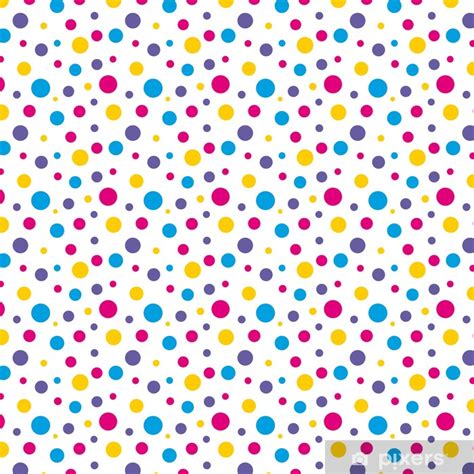 Colorful Polka Dot Wallpaper - soakploaty